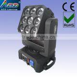 HOT 9*10w 4in1 Rgbw Led Pixel Moving Head Matrix Light