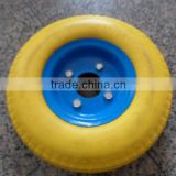 2.80/2.50-4PU foam wheel,flat free wheel,250-4 polyurethane wheel