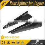 Carbon Fiber Rear Splitter for Jaguar XE 2015 2016 thumbnail-1