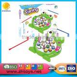 2016 New Toys Magnetic Toy Fishing Turntable Toy Set Game for Kids Frog Toy thumbnail-1