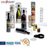 Manufacture PP PE PVC Round Blow Moulding Telescopic Plastic Clear Pvc Tube Packaging for Cylinder Goods thumbnail-2