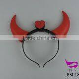 Plastic devil horns headdress Halloween party hairband