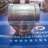 stainless steel casting NPT PT DIN PS tee