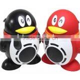 6 inch mini bluetooth penguin speaker with Led light BT-106