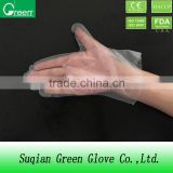 Disposable transparent examination TPE gloves