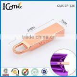 Lead Free Custom Metal Zipper Puller in Rose Gold Color for Wallet thumbnail-1