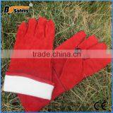 BSSAFETY softtextile leather work glove welding glove