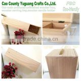 sliding lid wood packaging box,pine wood wine boxes,unfinished wood boxes with lids