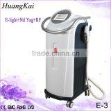 Newest Design tattoo hair removal e-light Ipl Rf nd Yag Laser Multifunction Machine