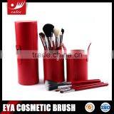 Fashional Professional Cosmetic Brush Set With Red Cylinder Pouch thumbnail-1