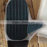 Pet Dog Grooming Washing Glove, Dog Cat Cleaning Grey Gloves thumbnail-3