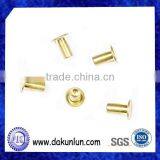 Custom Half-hollow Round Head Brass Rivet thumbnail-6