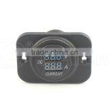 Dual Port Car DC 12-24V Digital Ammeter And Voltmeter Socket thumbnail-2