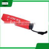 Single Color 3 Fold 190t Fabric Folding 21x8k Pongee Polyester Material Advertising Umbrella thumbnail-2