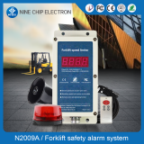 Forklift speed alarm, truck alarm system