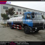 8-10m3 DONGFENG new vacuum suction sewage truck price cheap, sewage drainage truck