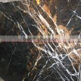 NATURAL BLACK AND GOLD (MICHAELANGELO) MARBLE SLABS thumbnail-5