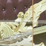 Palace Princess Sofa Chair, Special Designed Wood Carved Chaise Lounge Chair, European Bedroom Furniture Chair (BF01-ML031) thumbnail-3