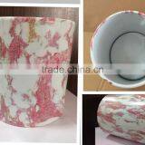 Deluxe Garden Silver Planters Flower Pot-Marbling thumbnail-1