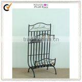 2 Tier Metal Magazine Rack With Wheels thumbnail-1