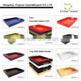 Coloful Leather Serving Tray With Two Handles, 35.5*48.3*5cm thumbnail-5