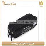 Fashion Fabric Pencil Bag Double Layer Canvas Pancil Case thumbnail-3