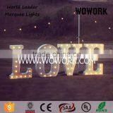 White Marquee Love Letter Lights thumbnail-6