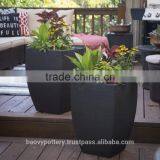 Tall Fiberglass Planter, Set of 4. thumbnail-1