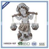 Hand Carved Outdoor Children Garden Statue thumbnail-2