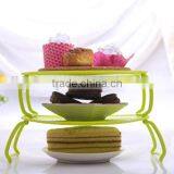 Wholesale Plastic Round Plate Holder Microwave Rack