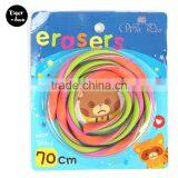 2016 New Design Colourful Twisted Eraser thumbnail-1