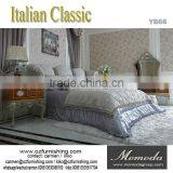 YB66 3.6Meter Luxury Italian Palace Long Dining Table With Golden Dining Chairs thumbnail-6