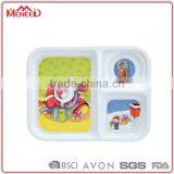 Christmas New Design Dishes & Plates Compartment Tableware With Cup Holder thumbnail-1