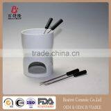 Cheese Ceramic Wholesale Chocolate Fondue Set thumbnail-1