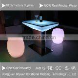 Aluminum Base LED Event Furniture Table, Led Lighted Cocktails Tables thumbnail-4