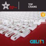 T-2000 side flexing plastic modular flush grid conveyor belt