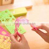China Hot Wholesale Cheap Plastic Painting Stencil Ruler for Sale thumbnail-3