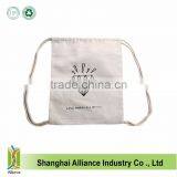 Organic Cotton Drawstring Bag Drawstring Backpack thumbnail-4