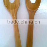 2016 Fashion bamboo kitchen scoops with hole