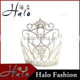 Princess Rhinestone Flower Crown Tiaras H172-172 thumbnail-1