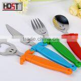 4 Kinds of Color Plastic Handle Creation Design Cutlery;holiday Gift thumbnail-2