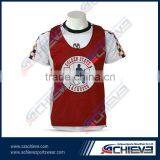 Sublimation Lacrosse Shooter Shirt Lacrosse T Shirts thumbnail-1
