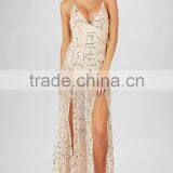 OEM Women Sequins Long Dresses Hot Sale Holiday Maxi Dress thumbnail-2