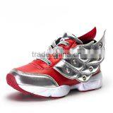 China Name Brand Fly Children Sport Shoes Sneakers Sample for Boys Girls, Best Quality Kids Wing Sneakers Shoes Casual Fashion thumbnail-2