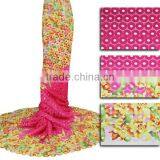 African Guipure Cord Lace Fabrics 3D Nigerian Lace For Weddings thumbnail-6