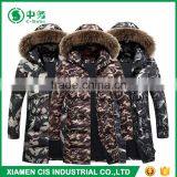 2017 Latest Design Fashion Winter Outdoor Overcoat Mens Camo Long Down Coat thumbnail-1