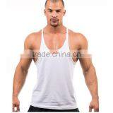 Men Blank Scoop Neck Bodybuilding Tank Tops