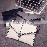 DY0136Z Europea Fashion Ladies pu Leather Knitted Clutch Bag thumbnail-2