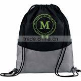 PolyPro Non-Woven Cinch Backpack - Drawstring Design for Over-the-shoulder or Backpack Carry and Comes With Your Logo. thumbnail-3