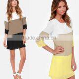 Walson Walson Women's Summer Short Sleeve Chiffon Lace Cocktail Dress Evening Party Mini Dress thumbnail-1